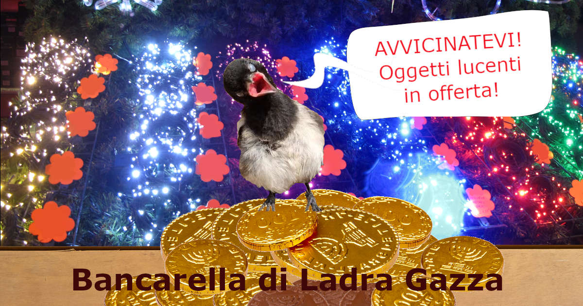 Bancarella di Ladra Gazza